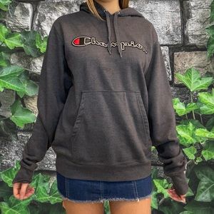 Champion grey hoodie